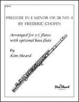 Prelude in E Minor Op. 28 No. 4 P.O.D. cover